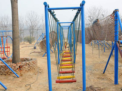 河北邯郸客户儿童游乐设备安装现场
